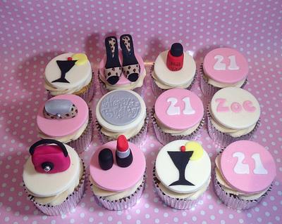 Girly themed cupcakes - Cake by Cupcake-Heaven
