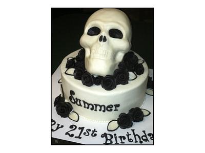 Skull Birthday Cake - Cake by LOCD