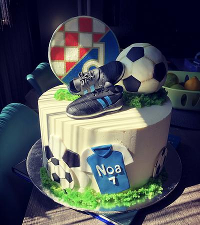 Football cake  - Cake by Mrs.magic_Emina