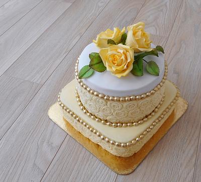 Sugar roses  - Cake by Janka
