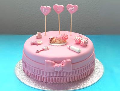 Baby Shower Theme Cake - Cake by Shilpa Kerkar