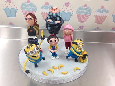 Despicable Me Cake Topper - Cake by Alice Davies