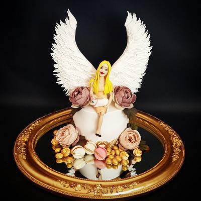 Angel girl - Cake by İlknur Gürbüz @seker_duragi