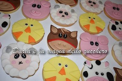 Farm animals cookies - Cake by Daria Albanese