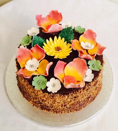 Hawaiian theme chocolate hazelnut  - Cake by R77aga Delight Ltd