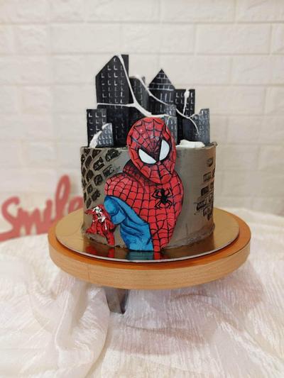 Spiderman - Cake by RekaBL86