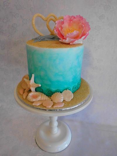 Sand, Sea and Seashells  - Cake by Michelle