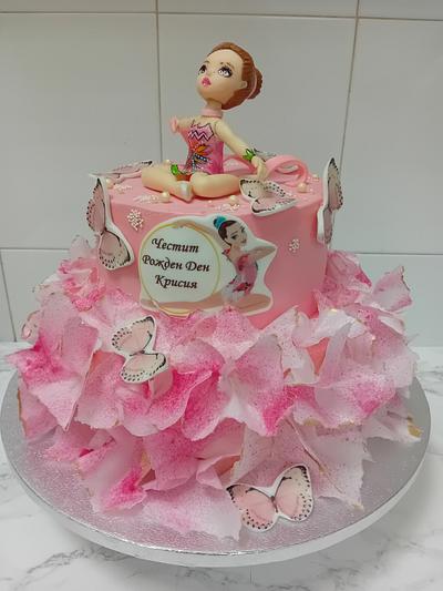 Gymnastics cake - Cake by tanita_al