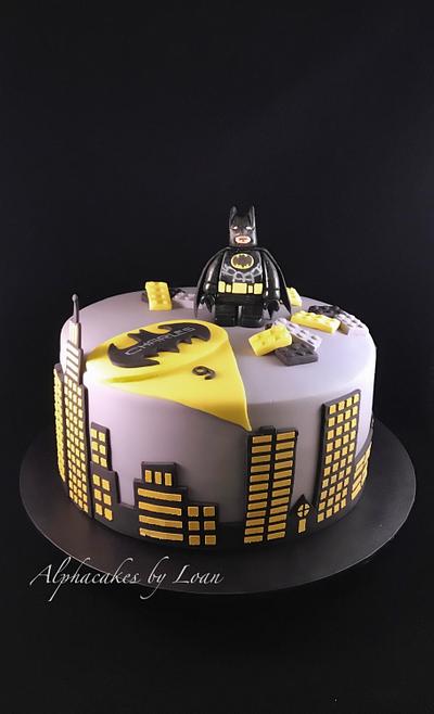 Lego batman cake. - Cake by AlphacakesbyLoan 