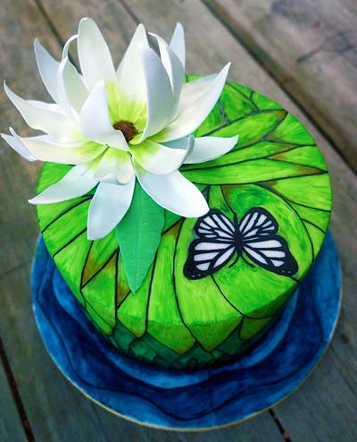 Garden Pond Life - Cake by EnriqueHaveCake