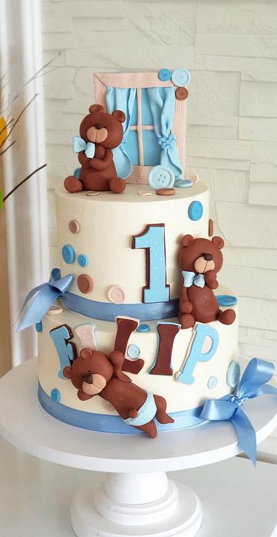 1st birthday cake - Cake by Prodiceva