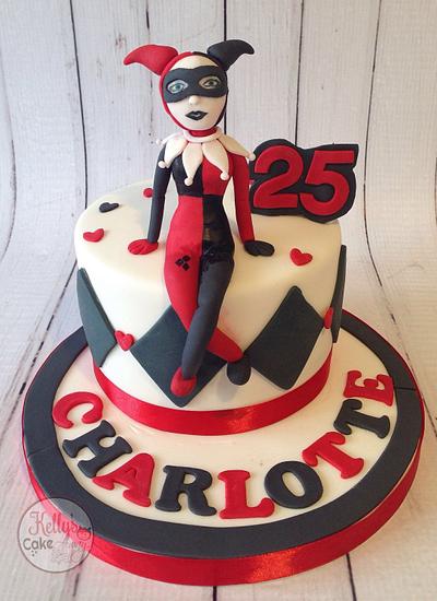 Harley Quinn  - Cake by Kelly Hallett