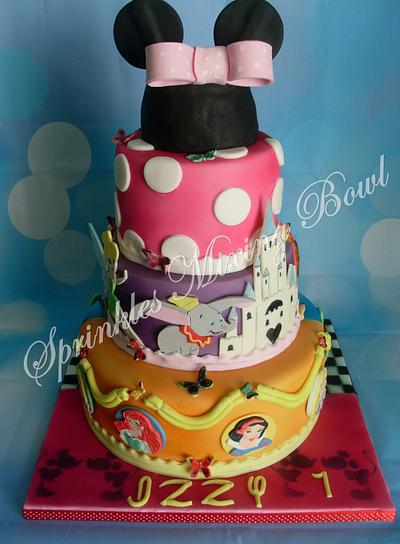 Disney Inspired Twins cake - Cake by Sprinkles Mixing Bowl - Jayne Nixon