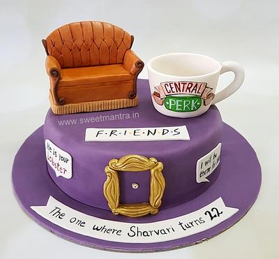 FRIENDS sofa cake - Cake by Sweet Mantra Homemade Customized Cakes Pune