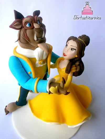 Beauty and the beast toppers - Cake by Nataša 