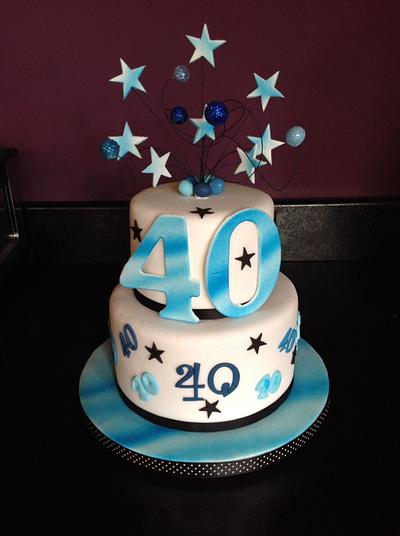 40th - Cake by Andrias cakes scarborough