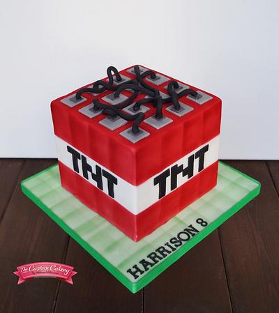 Minecraft TNT Block - Cake by The Custom Cakery