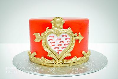 Valentine's Day cake  - Cake by CaroCaro