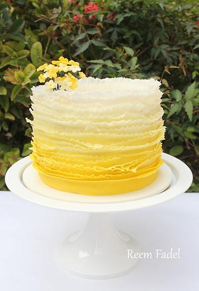 Yellow! - Cake by ReemFadelCakes
