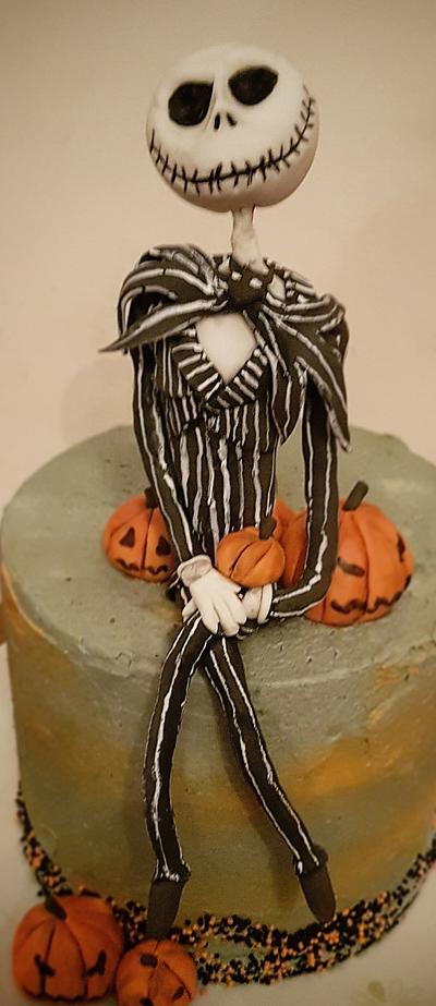 Jack the pumpkin king cake - Cake by Stacys cakes
