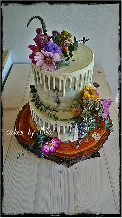Wedding cake - Cake by CakesByMisa