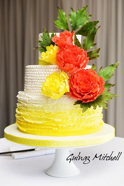 The wedding cake "Claire" - Cake by Gulnaz Mitchell