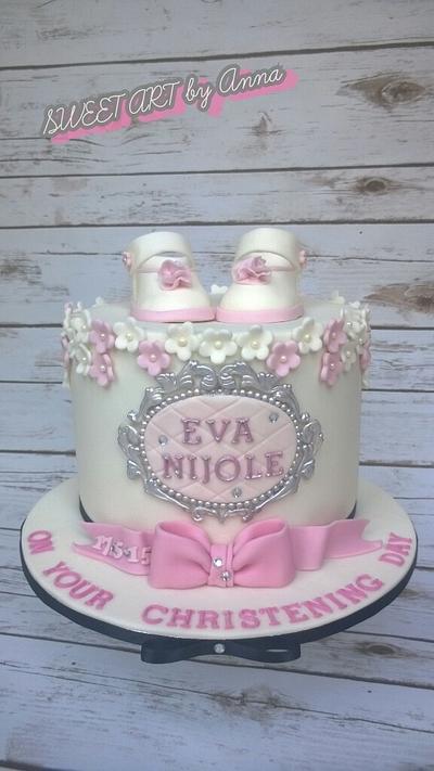 pink & silver - Cake by SWEET ART Anna Rodrigues
