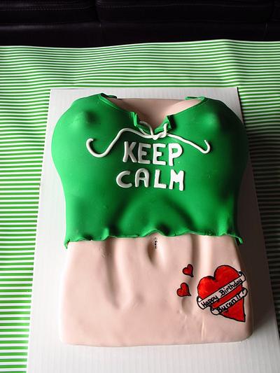 Keep Calm - Cake by Sharon