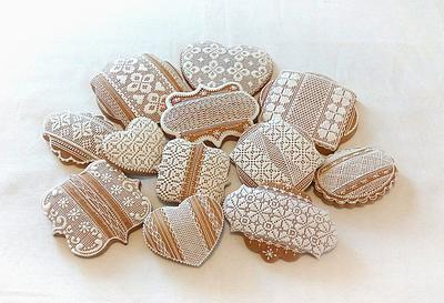 Lace cookies - Cake by Mischell