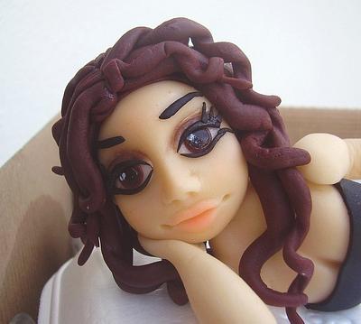 female figurine - Cake by Stániny dorty