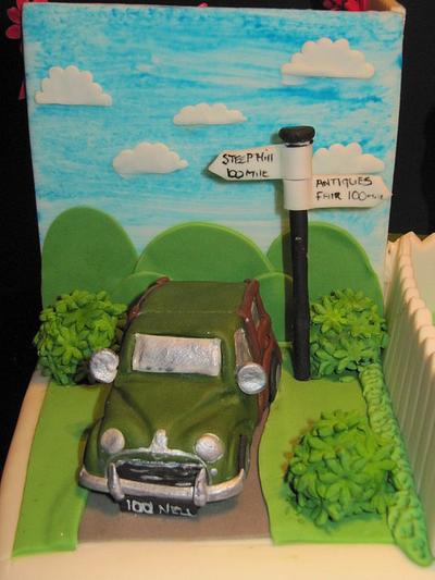 morris minor (all icing) - Cake by d and k creative cakes