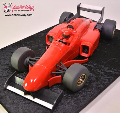 3D Formula One Racing Car Cake - Cake by Serdar Yener | Yeners Way - Cake Art Tutorials