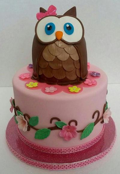Owl Baby Shower Cake - Cake by JB