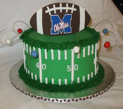 Ole Miss Football - Cake by DoobieAlexander