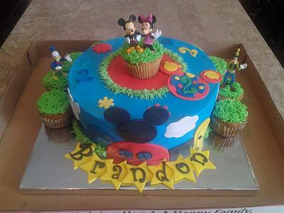 Mickey Mouse Club House Cake2 - Cake by Monsi Torres