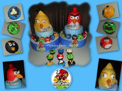 ANGRY BIRDS - Cake by Pastelesymás Isa