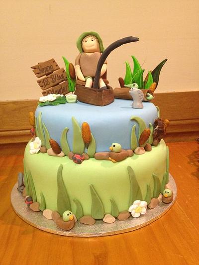 fishing Theme Cake - Cake by Tammy