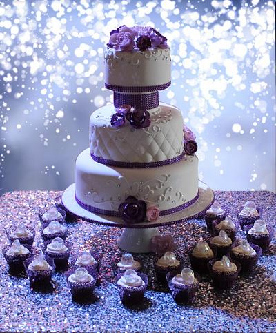 Purple Sequins - Cake by MsTreatz