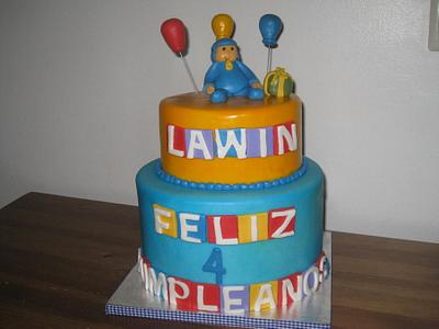 pocoyo cake - Cake by Bespoke Cakes