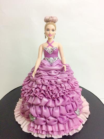Barbie doll cake - Cake by The Cake Mamba