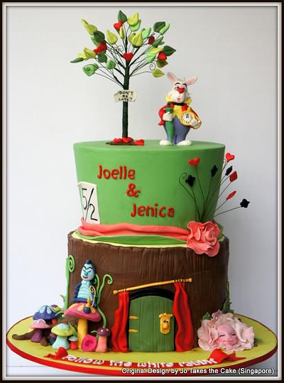Wonderland  - Cake by Jo Finlayson (Jo Takes the Cake)