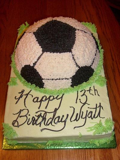 Soccer Birthday - Cake by Pamela