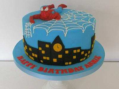 Spiderman cake - Cake by The Ivory Owl Cake Company