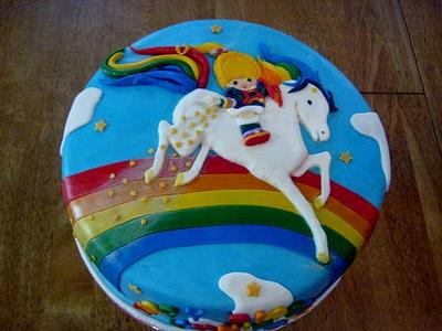 Rainbow Bright - Cake by Kwajette