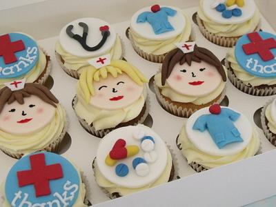 nurse student cupcakes  - Cake by zoe