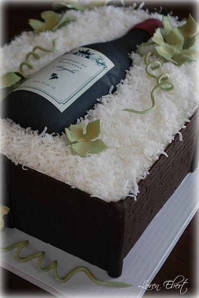 Wine Crate Cake! - Cake by Loren Ebert