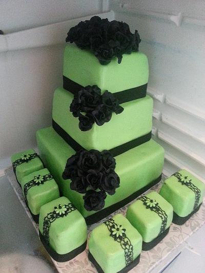 green wedding - Cake by misabella