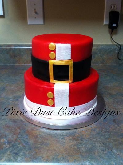 Santa Cake - Cake by Pixie Dust Cake Designs