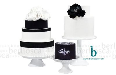 Black & White Trio - Cake by Berliosca Cake Boutique