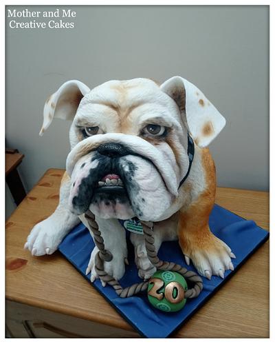 British Bulldog Cake  - Cake by Mother and Me Creative Cakes